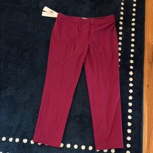 Calvin Klein Pink Ankle Cropped Pants